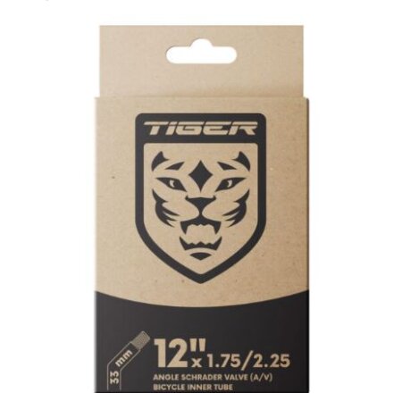 12 x 1.75/2.25 A/V Angled Valve innertube
