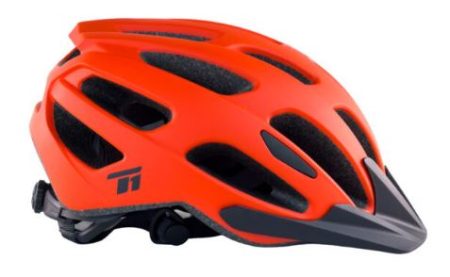 T1 Napper MTB Style Adults Helmet Small 50-54cm Matte Red