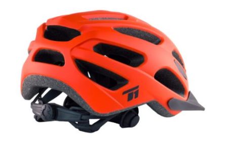 T1 Napper MTB Style Adults Helmet Medium Matte Red 55-58cm