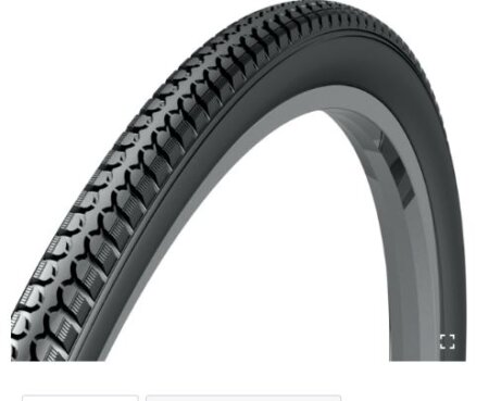 26 x 1-3/8 Black Tyre Single Tyre Only (x1)