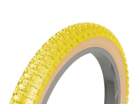 16 x 1.75 Yellow Gum Wall Tyre Single Only (x1)