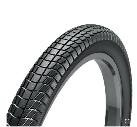 20 x 4.0 Black tyre Single Only (x1)