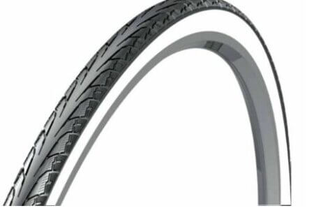 700x28C Tyre black and white wall single tyre only