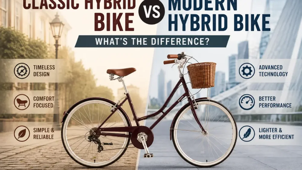 Classic Hybrid Bike vs Modern Hybrid Bike What's the Difference