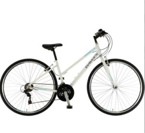 Dawes Discovery 101 Low Step Hybrid Bike in White