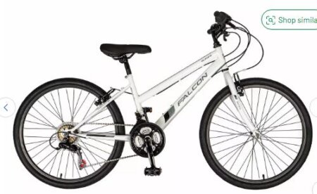 Falcon White 16 inch Bike Junior