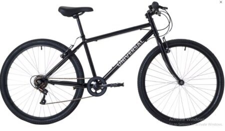 26 inch Universal black Mountain Bike 6 Speed
