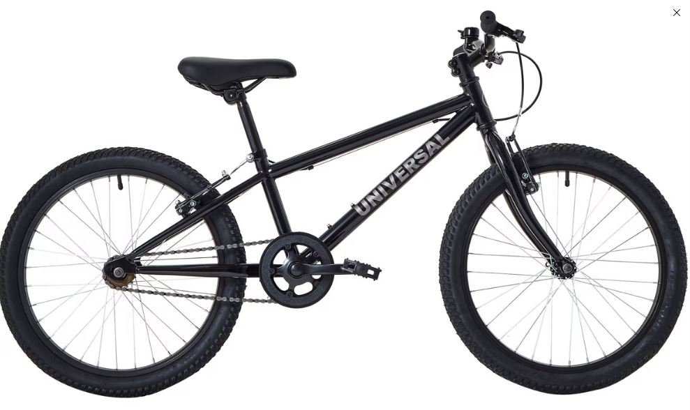 26 inch universal black bike