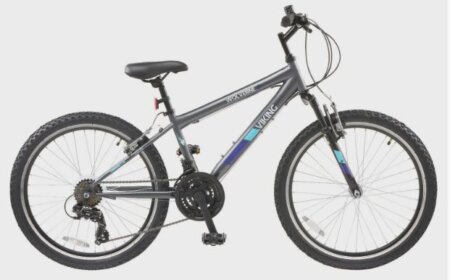 Viking Wolverine 24 inches kids bike grey and blue