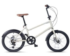 WildTrak Folding City Bike 20 Inch Grey 6 Speed