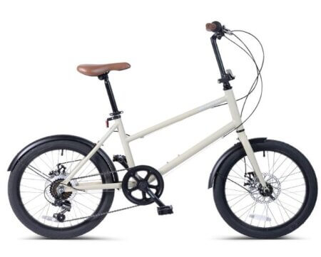 WildTrak Folding City Bike 20 Inch Grey 6 Speed