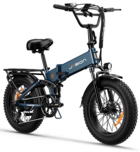 Jasion X-hunter Electric Bike - 250W Power| 13Ah Battery | 15.5mph Speed | 68mi Range