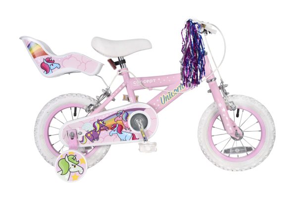 Concept Unicorn 12" Wheel Girls Bicycle