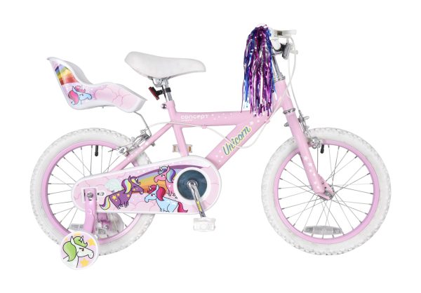 Concept Unicorn 16" Wheel Girls Bicycle